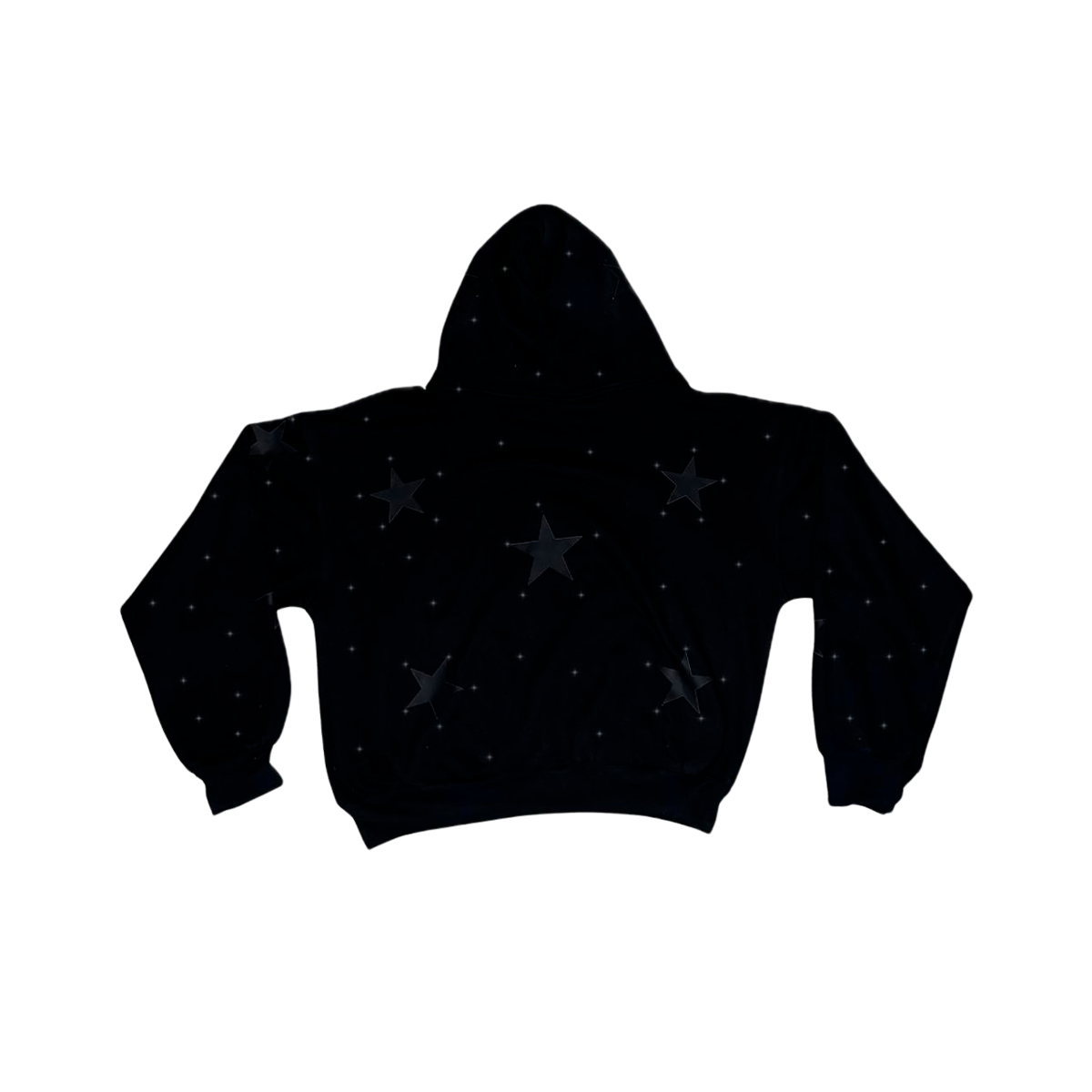 HOODIE NOCHE ESTRELLADA TRIPLE BLACK