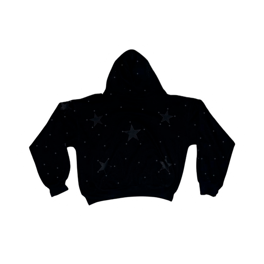 HOODIE NOCHE ESTRELLADA TRIPLE BLACK